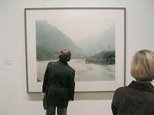viewers absorbed in 'Da Ning River (Wuxi China, 1997)'