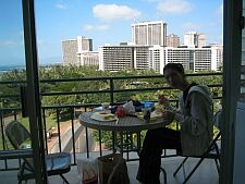 McDonalds breakfast with a view