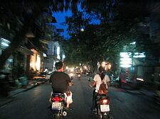 night ride along West Lake