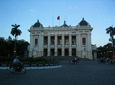 the Hanoi Opera building
